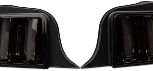 Alternative view of Raxiom for 2005-2009 Ford Mustang Vector V2 LED Tail Lights- Black Housing (Smoked Lens)