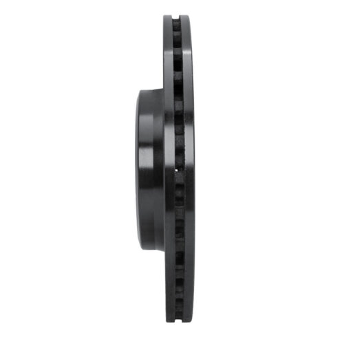 R1 Concepts for 08-25 Audi A4 Quattro Front Right Drilled & Slotted Black Brake Rotor - Image 3