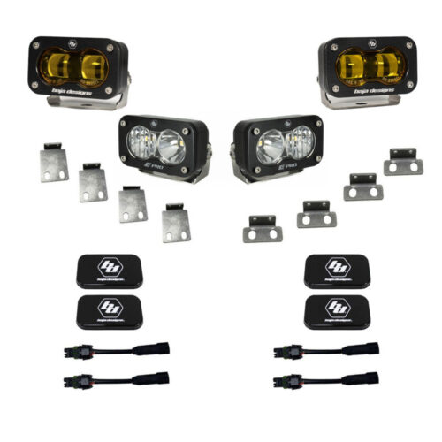 Baja Designs for 21+ Ford Raptor / 22+ Bronco S2 SAE Pro Fog Pocket Light Kit