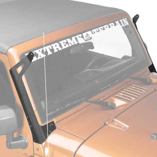 Raxiom for 2007-2018 Jeep Wrangler JK 50-In LED Light Bar Windshield Mount