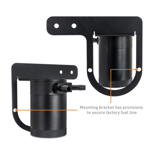 Alternative view of Mishimoto Baffled Oil Catch Can PCV Side for 2022+ Honda Civic 1.5T