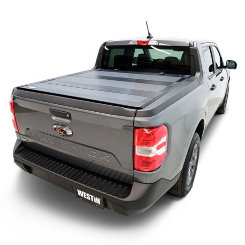 Westin 22-26 Ford Maverick 4WD 4ft. 6in. Bed Hard Tri-Fold Tonneau Cover - Black - Image 7