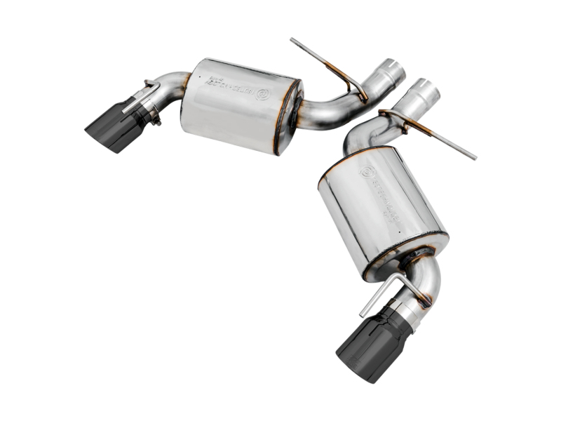AWE Tuning Axle-Back Exhaust - Touring Edition (Diamond Black Tips) for 16-19 Chevrolet Camaro SS