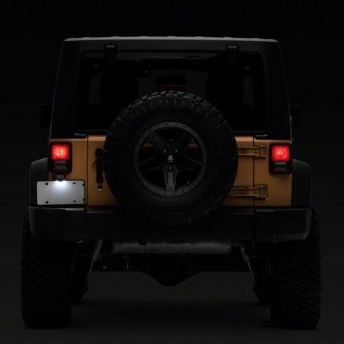 Raxiom for 2007-2018 Jeep Wrangler JK Axial Series LED License Plate Conversion - Image 5