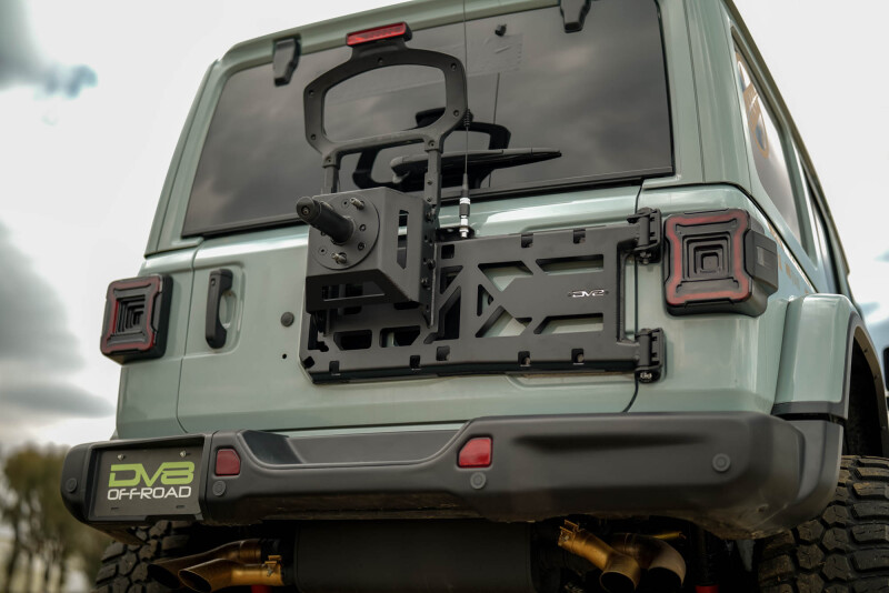 DV8 Offroad 18-25 Jeep Wrangler JL Spare Tire Carrier - Image 3