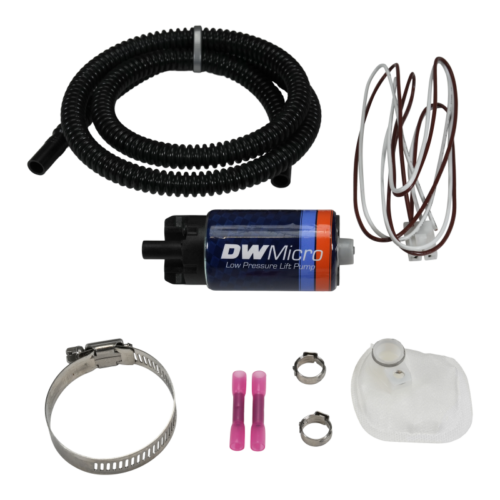 Alternative view of DeatschWerks DW Micro Series 210lph Low Pressure Lift Fuel Pump w/ Universal Install Kit