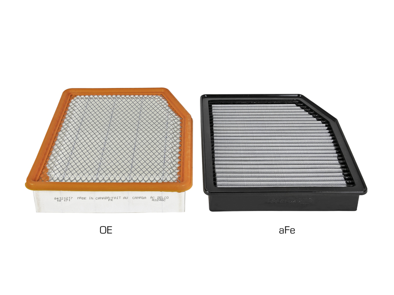 aFe Power MagnumFLOW Pro DRY S OE Replacement Filter 2019 GM Silverado/Sierra 1500 V6-2.7L/4.3L/V8-5.3 - Image 4