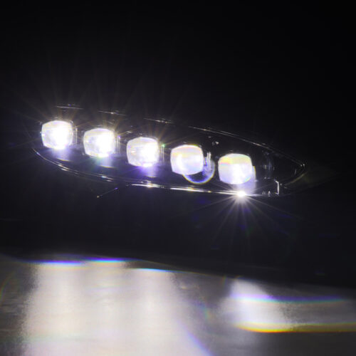 AlphaRex 12-21 Tesla Model S NOVA LED Proj Headlights Alpha-Black w/Actv Light & Seq.Sig / SB DRL - Image 4