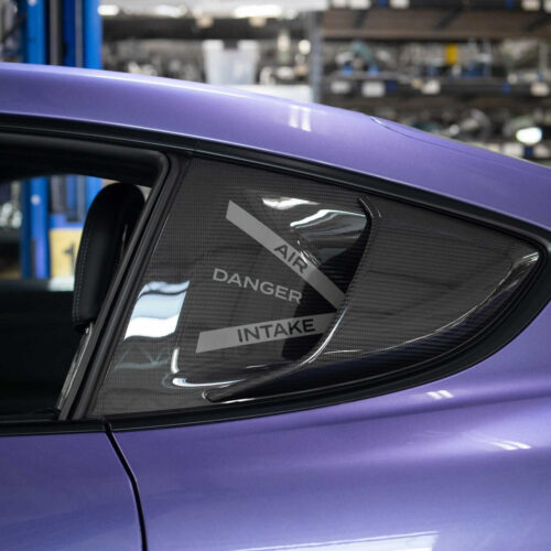 Fabspeed Porsche 718 GT4 RS Intake Decals - Red:#FF0000 - Image 6