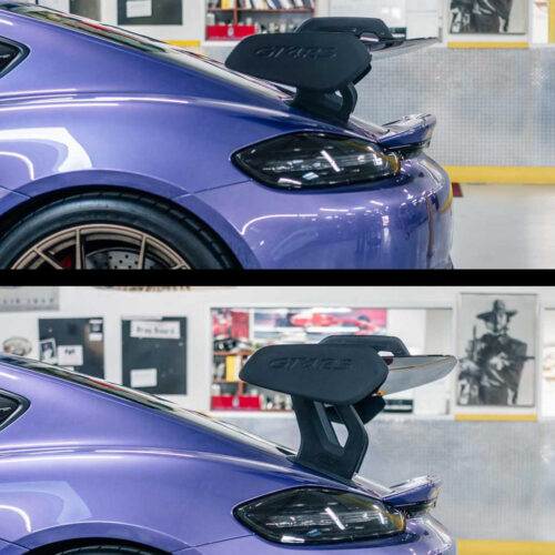 Fabspeed Porsche 718 GT4 RS CUP Car Style Wing Risers (2022+) - Image 13