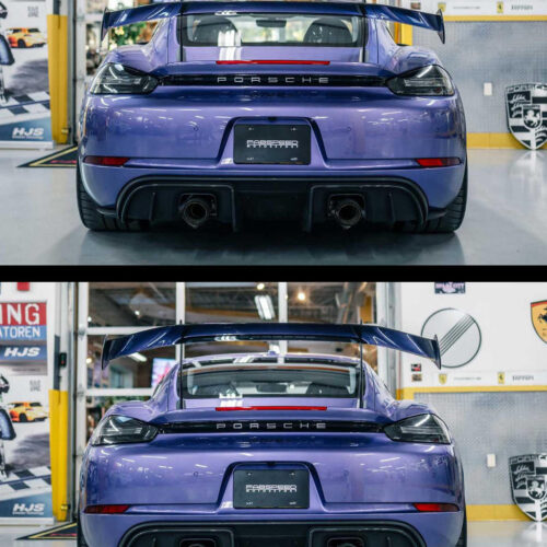 Fabspeed Porsche 718 GT4 RS CUP Car Style Wing Risers (2022+) - Image 14