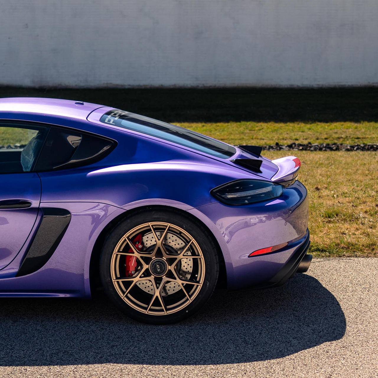Fabspeed Porsche 718 GT4 RS Wing Delete Kit (2022+) - Finned - Image 8