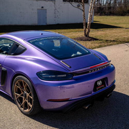 Fabspeed Porsche 718 GT4 RS Wing Delete Kit (2022+) - Finned - Image 6
