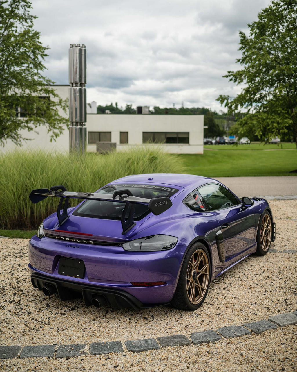 Fabspeed Porsche 718 GT4 RS CUP Car Style Wing Risers (2022+) - Image 10