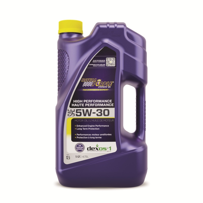 Royal Purple Synthetic High Performance 5W30 Motor Oil (Canada) - 5 Quart