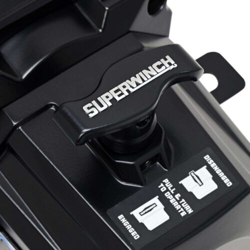 Alternative view of Superwinch 10000 LBS 12V DC 3/8in x 80ft Synthetic Rope SX10SR Winch - Semi Gloss Black