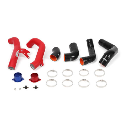 Mishimoto Intercooler Kit w/Red Pipes for 2016+ Honda Civic 1.5T / 2017+ Honda Civic Si Silver - Image 2