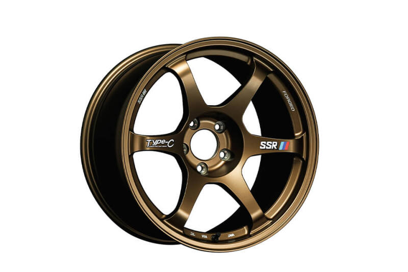 SSR Type-C Forged 18x9.5 +22 5/114.3 - Racing Bronze Wheel - Image 2