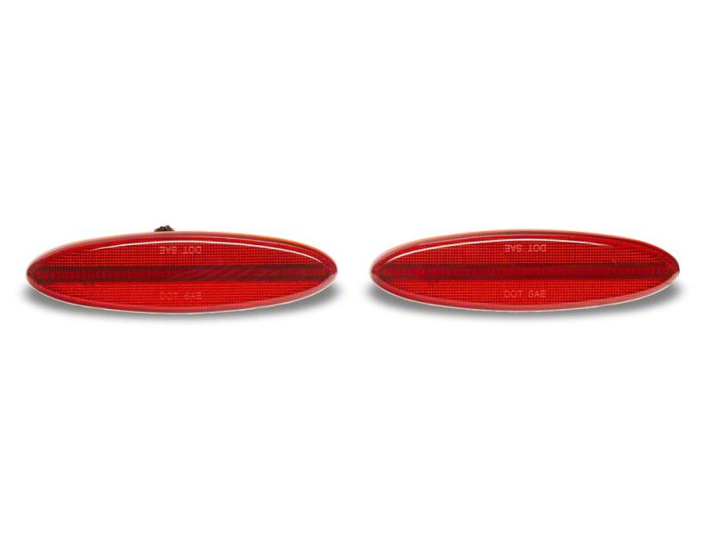 Raxiom for 1997-2004 Chevrolet Corvette C5 Axial Series LED Rear Side Markers- Red - Image 2