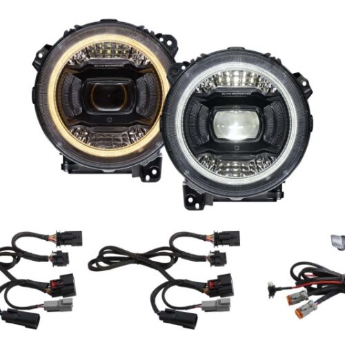 Diode Dynamics 18-23 Jeep JL Wrangler Elite LED Headlamps - Image 9