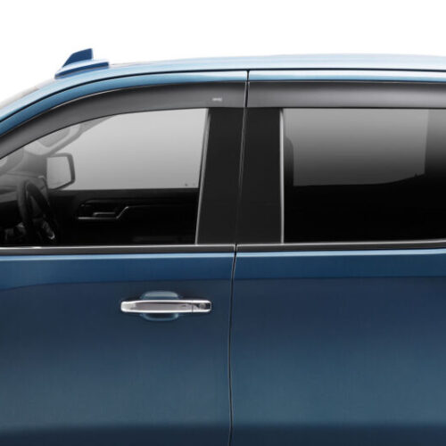 Husky Liners 19-24 Chevrolet Silverado/GMC Sierra 1500 CC Ventvisor Low Profile (4pc) - Smoke - Image 3