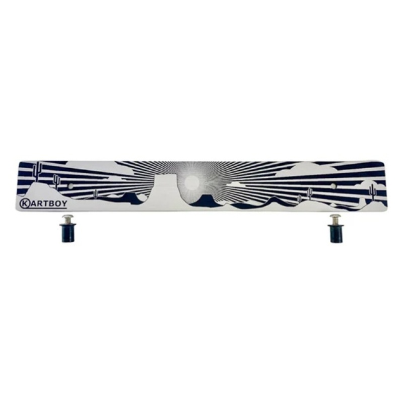 Kartboy Subaru License Plate Delete - Black Desert Rising Sun