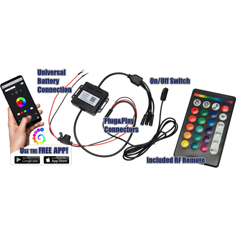 ORACLE Lighting LED Illuminated Wheel Rings - ColorSHIFT RGB+W - Image 5