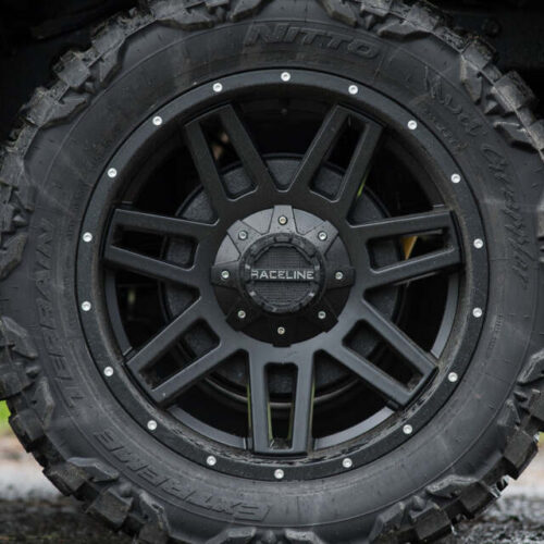 Raceline 931B Injector 16x8in / 8x165.1 BP / 0mm Offset / 125.2mm Bore - Satin Black Wheel - Image 5