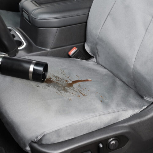 Covercraft 2024+ Toyota Corolla Cross Endura Waterproof SeatSaver Front Row Seat Covers - Grey - Image 5