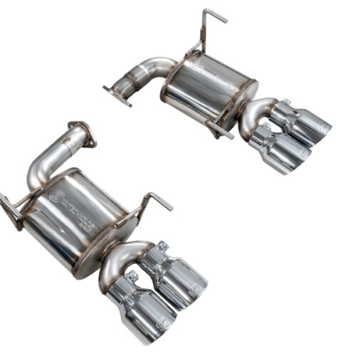 AWE Tuning Touring Edition Axle-Back Exhaust - Chrome Silver Tips for 22-25 Subaru VB WRX - Image 4