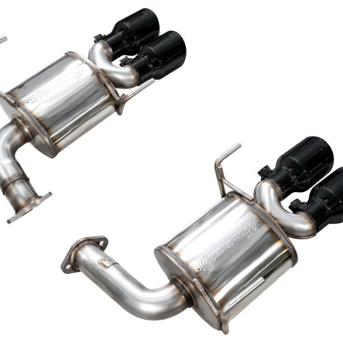 AWE Tuning Touring Edition Axle-Back Exhaust - Diamond Black Tips for 22-25 Subaru VB WRX - Image 5