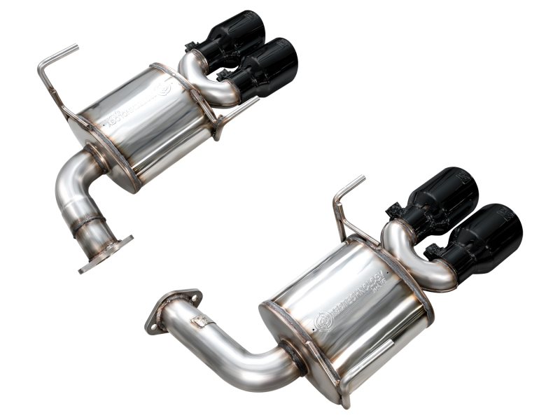 AWE Tuning Touring Edition Axle-Back Exhaust - Diamond Black Tips for 22-25 Subaru VB WRX - Image 5