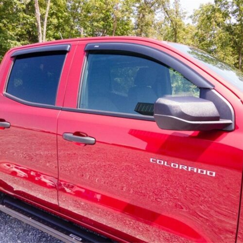 AVS 2023 Chevrolet Colorado / GMC Canyon Ventvisor Outside Mount Window Deflectors 4pc - Smoke - Image 6