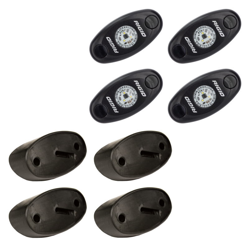 Rigid Industries Rock Light Kit- Red (4 lights) - Image 6