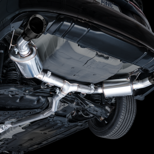 AWE Tuning 22+ Honda Civic Si/Acura Integra Touring Edition Catback Exhaust - Dual Diamond Black Tip - Image 2
