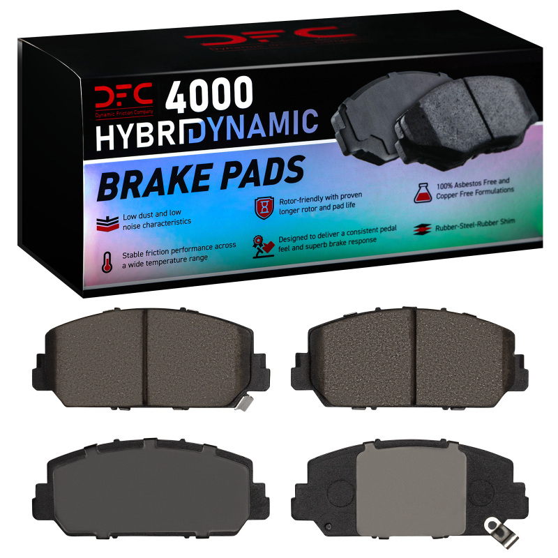 DFC 13-22 Honda Civic Sedan Front 4000 Hybridynamic Brake Pads - Image 2