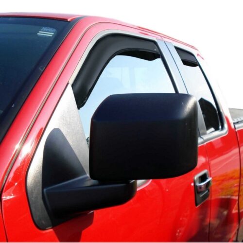 AVS 22-23 Toyota Tundra Ext. Cab/DC Ventvisor Front & Rear Window Deflectors 4pc - Smoke - Image 4