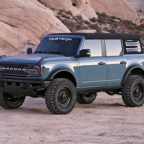 Alternative view of Fabtech 21-24 Ford Bronco 4WD 3in Ball Joint Upper Control Arm Kit