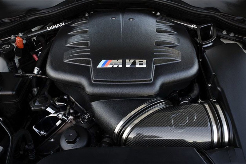 Dinan for 08-13 BMW M3 (E90/E92/E93) Carbon Fiber Strut Tower Braces - Front - Image 2