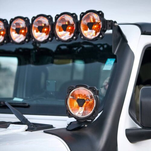 KC HiLiTES Gravity Titan LED 6in. - Pair Pack (Wide-40 Beam) - Image 2
