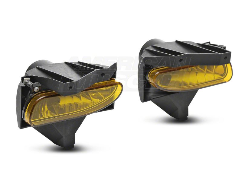 Raxiom for 1999-2004 Ford Mustang Excluding Cobra Fog Lights Yellow - Image 4
