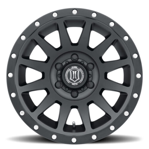 ICON 2017856350SB Compression 17x8.5 6x135 6mm Offset 5in BS 87.1mm Bore Satin Black Wheel - Image 2