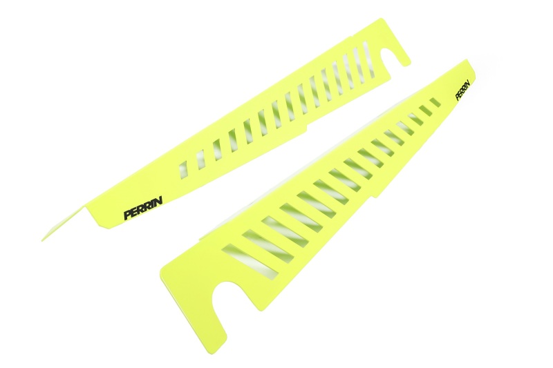 PERRIN 22-26 Subaru WRX Fender Shroud Set - Neon Yellow - Image 3
