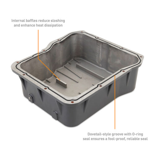 Mishimoto 01-19 Duramax Allison A1000 Transmission Pan Cast GR - Image 3