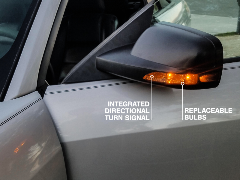 Raxiom for 2005-2009 Ford Mustang Directional Sideview Mirrors - Image 10