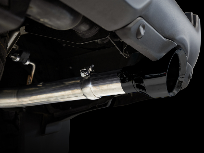 AWE Tuning Cat-Back Exhaust - Diamond Black Tips for 19-21 RAM 1500 5.7L (w/Cutouts) 0FG Dual Rear Exit - Image 2