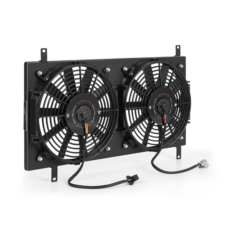 Mishimoto Fan Shroud Kit - Black for 90-97 Mazda Miata Aluminum - Image 2