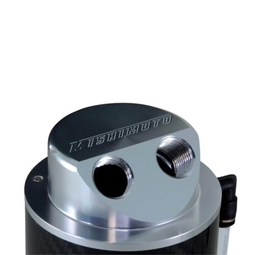 Mishimoto Carbon Fiber Oil Catch Can 10mm Fittings - Image 9