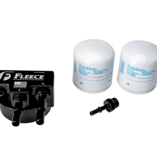 Alternative view of Fleece Performance 11-26 Ford Powerstroke 6.7L Engine Mounted Fuel Filter Assembly