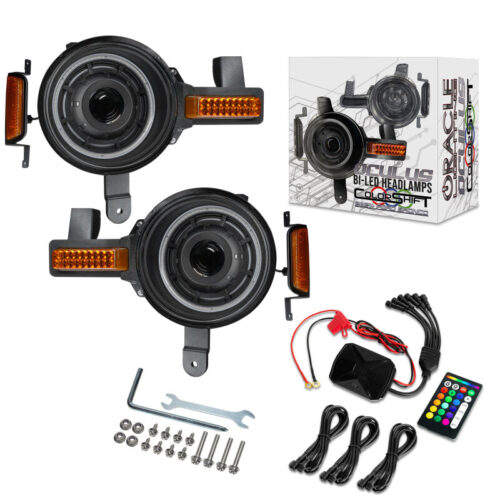 Oracle 2021+ Ford Bronco Oculus Bi-LED Projector Headlights - ColorSHIFT LED - Image 2